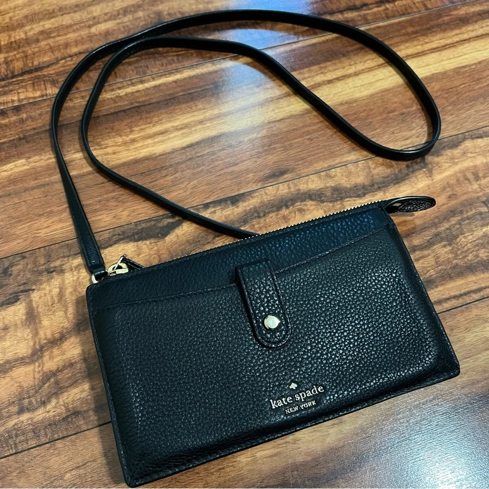 KATE SPADE Jackson Small Tab Leather Crossbody - Picture 2 of 7